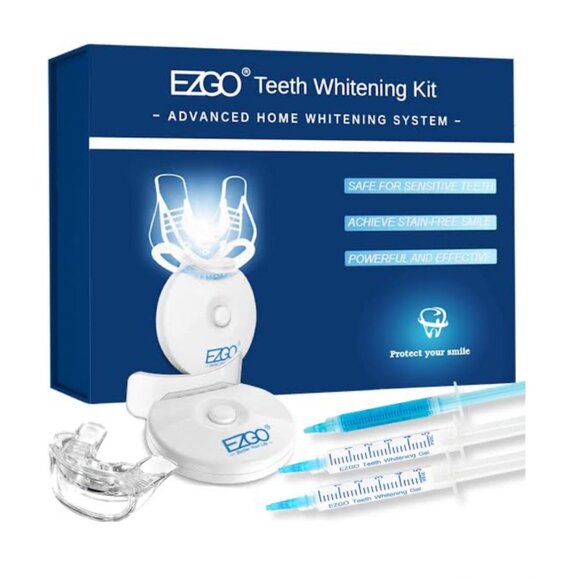 EZGO Teeth Whitening Kit LED‎ Light Advanced Home Whitening System NEW WITH BOX - Picture 1 of 8